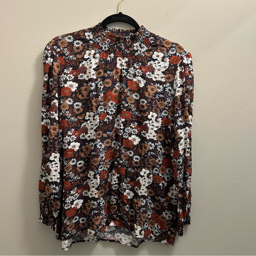 Alexander Jordan Floral Long Sleeve Women's Top